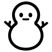 Emoji ⛄ Pupazzo Di Neve Senza Neve su Google Android 4.3.