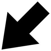 Emoji ↙️ Freccia In Basso A Sinistra su Google Android 4.3.
