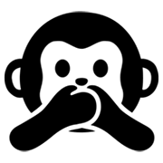 🙊 Emoji sich den Mund zuhaltendes Affengesicht Google Android 4.3.