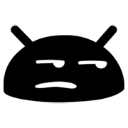 Émoji 😒 Visage Blasé sur Google Android 4.3.