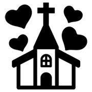 Emoji 💒 Chiesa Per Matrimonio su Google Android 4.3.