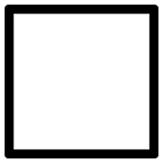Emoji ⬜ Quadrato Bianco Grande su Google Android 4.3.