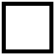 Emoji ◻️ Quadrato Bianco Medio su Google Android 4.3.