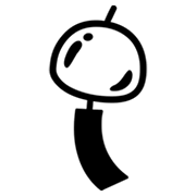 Emoji 🎐 Campana Al Vento su Google Android 4.3.