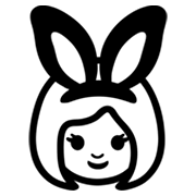 👯 Emoji Personas Con Orejas De Conejo en Google Android 4.3.