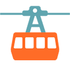 Émoji 🚡 Tramway Aérien sur Google Android 4.4.