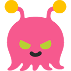 👾 Emoji Monstruo Alienígena en Google Android 4.4.