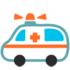 Emoji 🚑 Ambulanza su Google Android 4.4.