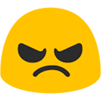 😠 Emoji Cara Enfadada en Google Android 4.4.