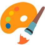 🎨 Emoji Paleta De Pintor en Google Android 4.4.