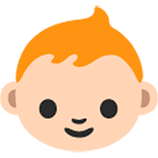 Émoji 👶 Bébé sur Google Android 4.4.