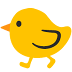 Emoji 🐤 Pulcino su Google Android 4.4.