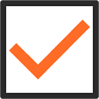 ☑️ Emoji Abstimmungsfeld mit Häkchen Google Android 4.4.