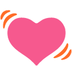 Emoji 💓 Cuore Che Batte su Google Android 4.4.