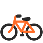Emoji 🚲 Bicicletta su Google Android 4.4.