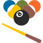🎱 Emoji Bola Negra De Billar en Google Android 4.4.