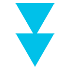 ⏬ Emoji Triángulo Doble Hacia Abajo en Google Android 4.4.