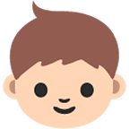 Emoji Garçon sur Google Android 4.4.