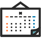 Emoji 📅 Calendario su Google Android 4.4.