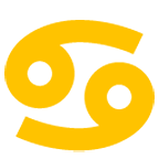 Emoji ♋ Segno Zodiacale Del Cancro su Google Android 4.4.