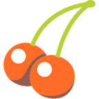 Emoji 🍒 Ciliegie su Google Android 4.4.