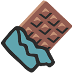Émoji 🍫 Barre Chocolatée sur Google Android 4.4.