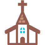 Emoji ⛪ Chiesa su Google Android 4.4.