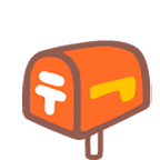 📪 Emoji geschlossener Briefkasten ohne Post Google Android 4.4.