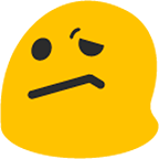 😕 Emoji Rosto Confuso na Google Android 4.4.
