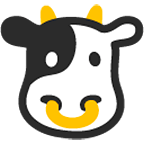 🐮 Emoji Cara De Vaca en Google Android 4.4.