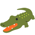 Émoji 🐊 Crocodile sur Google Android 4.4.