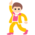 Emoji Mulher Dançando no Google Android 4.4.