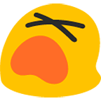 Emoji 😵 Faccina Frastornata su Google Android 4.4.