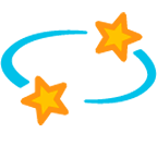 Emoji 💫 Stella Con Scia su Google Android 4.4.