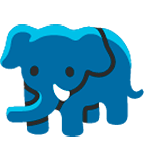 🐘 Emoji Elefante en Google Android 4.4.