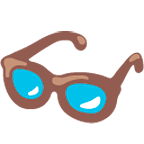 Emoji 👓 Occhiali Da Vista su Google Android 4.4.