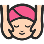 Emoji 💆 Persona Che Riceve Un Massaggio su Google Android 4.4.