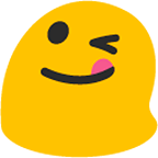 Emoji 😋 Faccina Che Si Lecca I Baffi su Google Android 4.4.