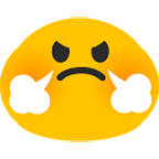 Emoji 😤 Faccina Che Sbuffa su Google Android 4.4.