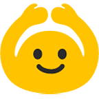 Emoji 🙆 Persona Con Gesto OK su Google Android 4.4.