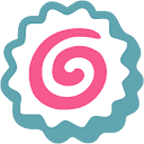 Emoji 🍥 Tortino Di Pesce A Spirale su Google Android 4.4.
