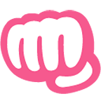 Emoji 👊 Pugno Chiuso su Google Android 4.4.