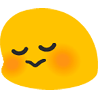Emoji 😳 Faccina Imbarazzata su Google Android 4.4.