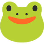 🐸 Emoji Rosto De Sapo na Google Android 4.4.