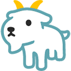Émoji 🐐 Chèvre sur Google Android 4.4.