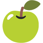 Emoji 🍏 Mela Verde su Google Android 4.4.