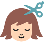 💇 Emoji Persona Cortándose El Pelo en Google Android 4.4.