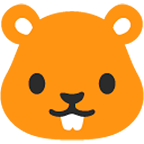 Emoji 🐹 Criceto su Google Android 4.4.