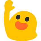 Emoji 🙋 Persona Con Mano Alzata su Google Android 4.4.