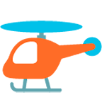 Émoji 🚁 Hélicoptère sur Google Android 4.4.